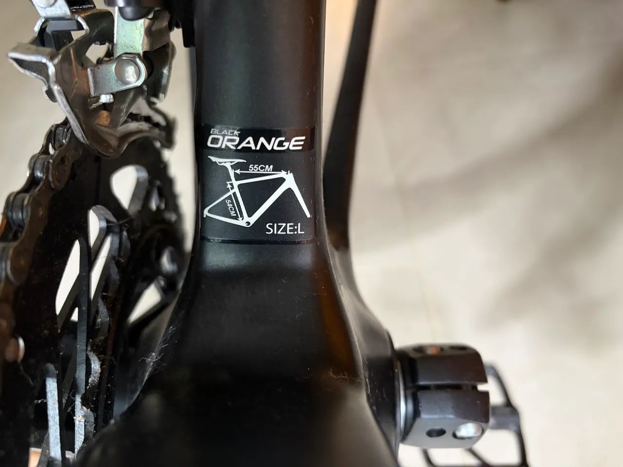 Bicicleta Speed - Black Orange Uranium - Foto 2