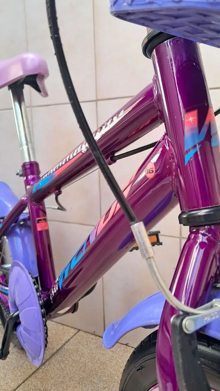 Bicicleta infantil aro 16 - Foto 4