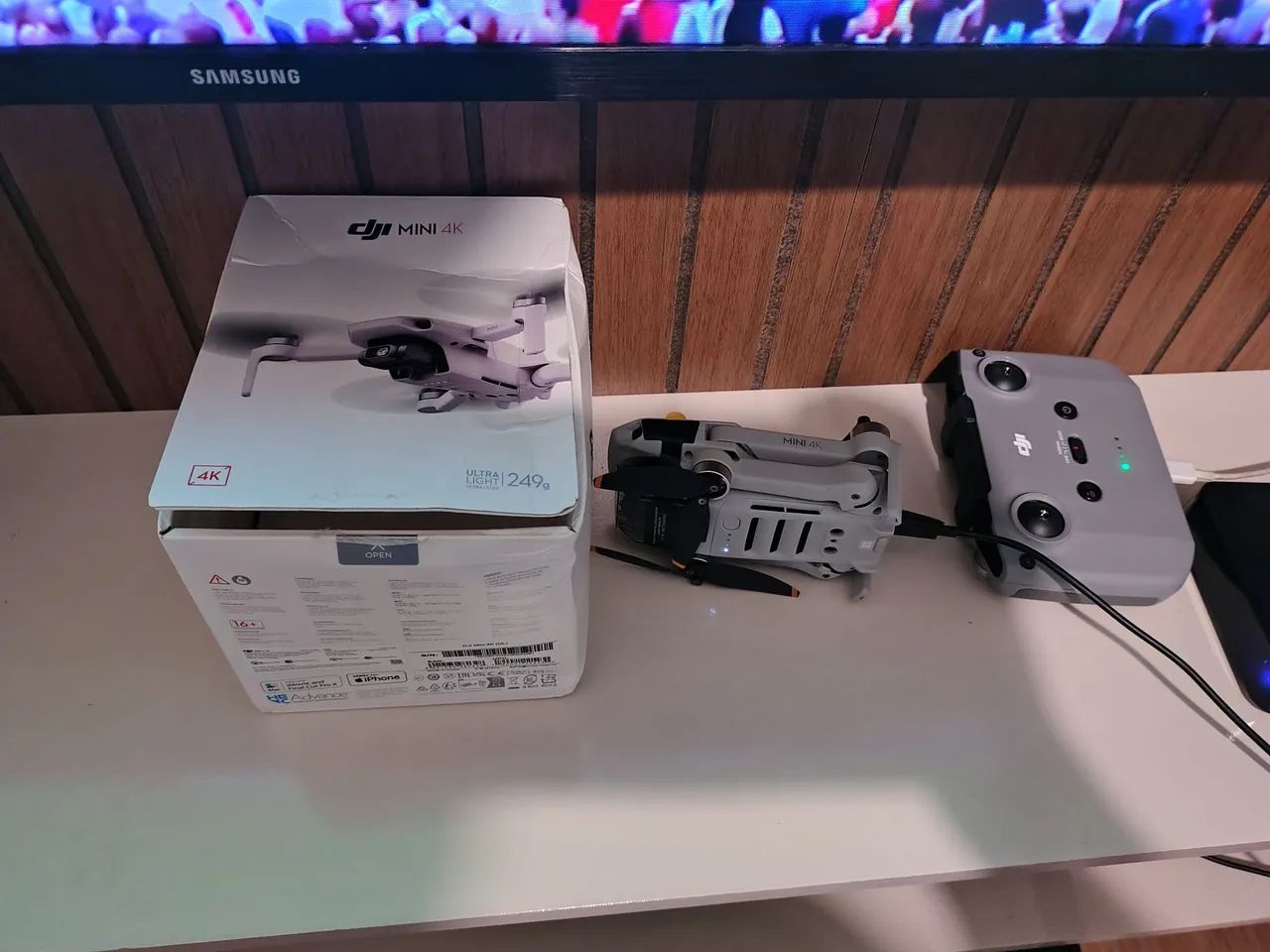Drone dji mini 2 4k usado uma vez  - Foto 2