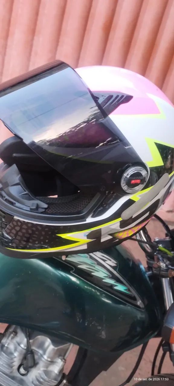 Capacete LS2 troco em notebook ou celular  - Foto 3