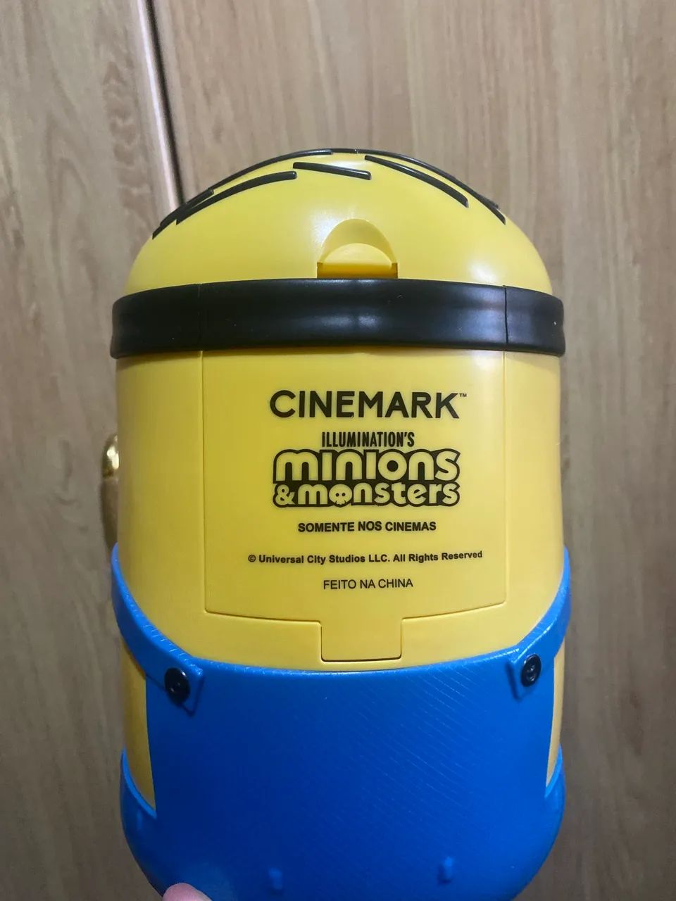 Balde Pipoca Minion Premium Cinemark - Minions e Monstros  - Foto 3