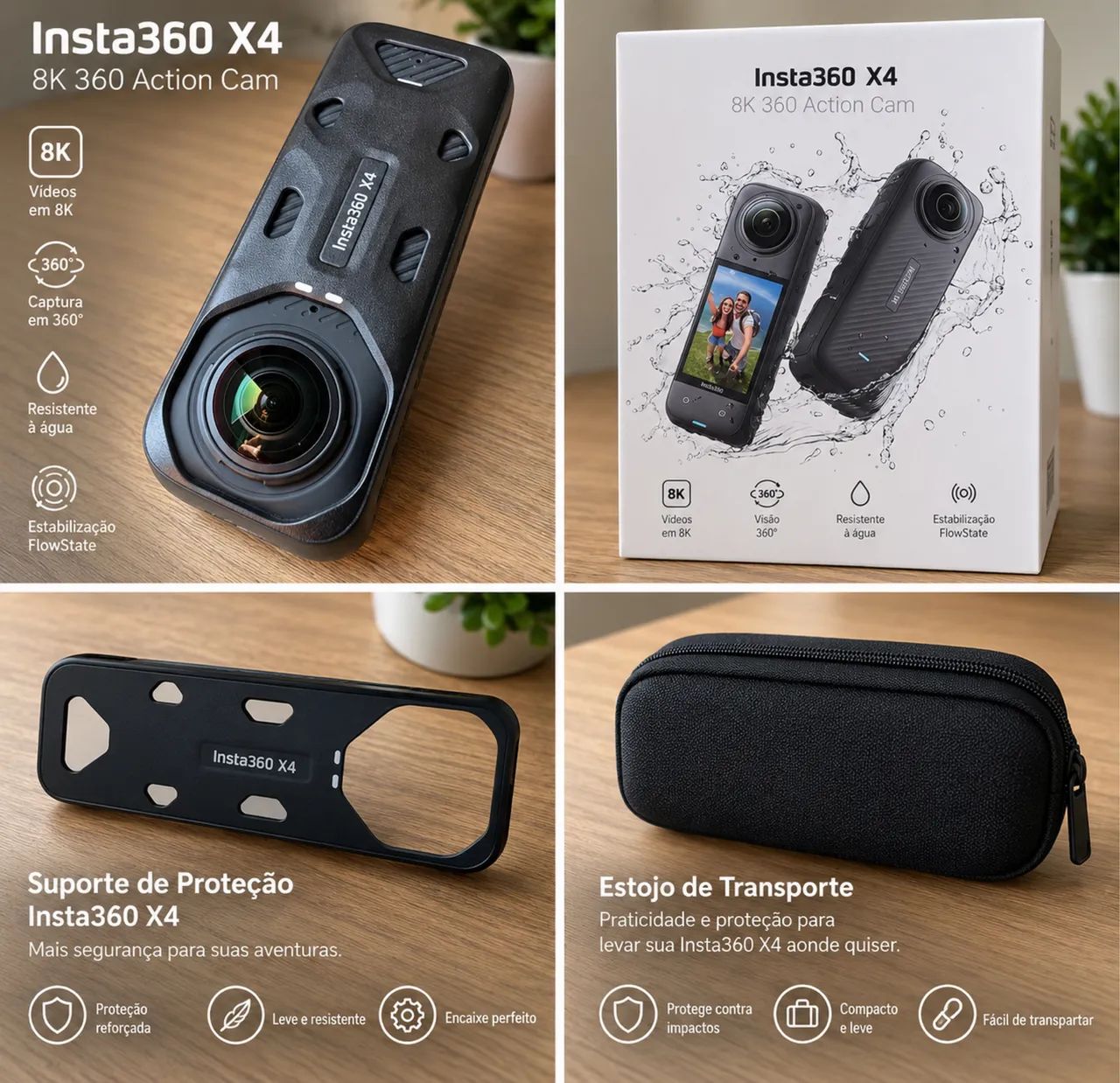 Insta360 X4 - 8k Profissional - Foto 2