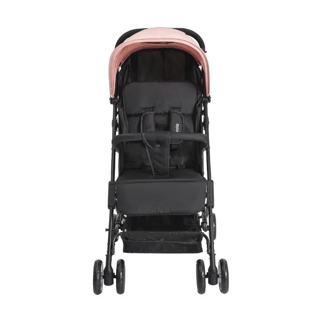 Carrinho de Bebe Berço Passeio Compacto Kiddo Rosa