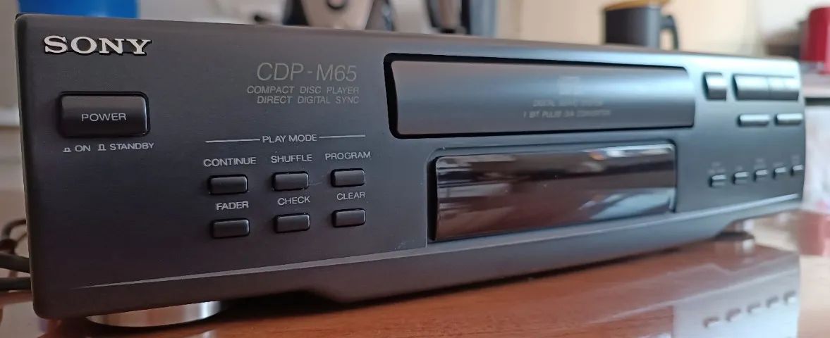 CD PLAYER SONY CDP-M65 EM EXCELENTE ESTADO!