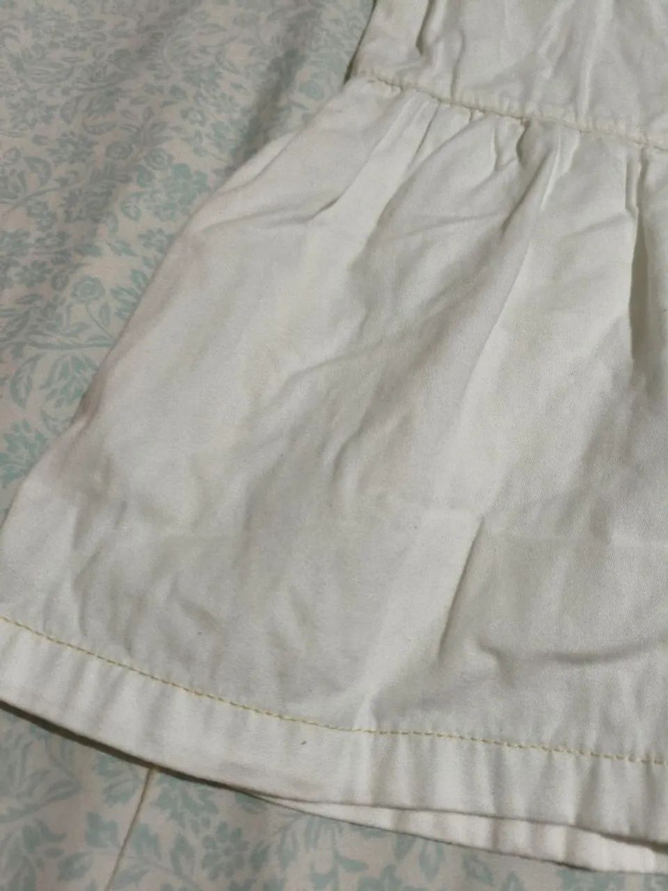 Saia jeans claro 38 - Foto 2