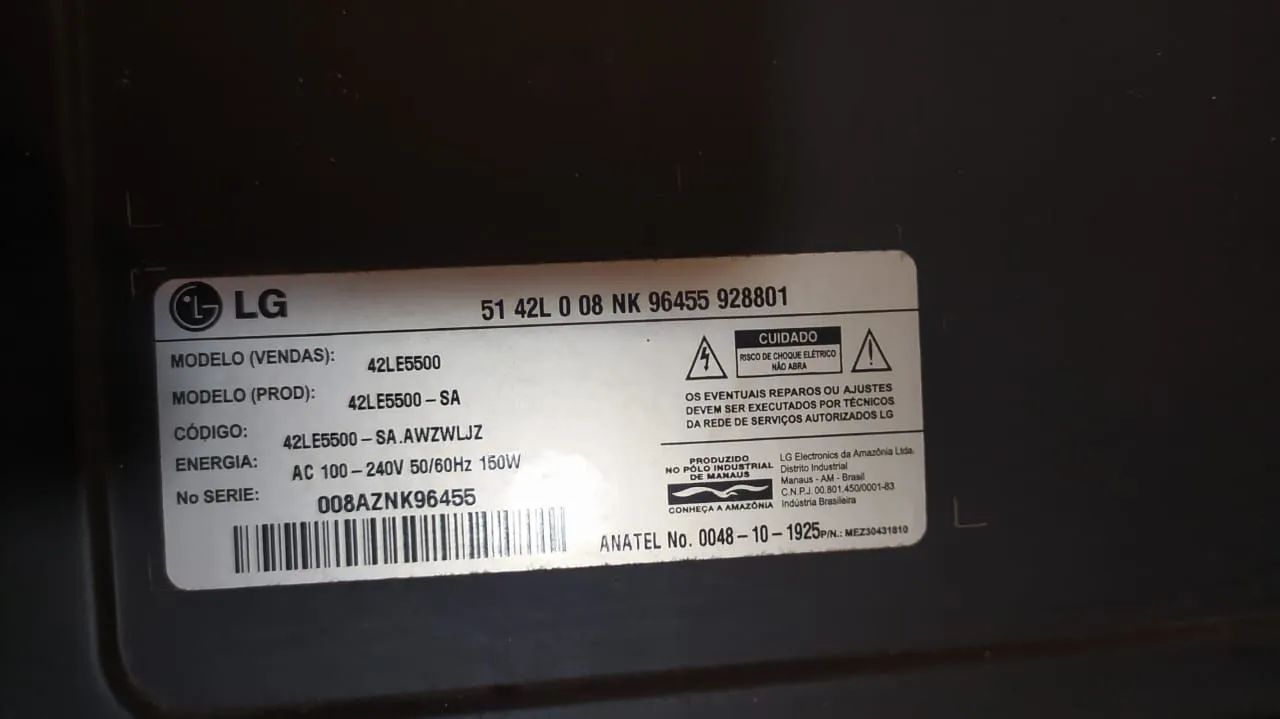 Tv LG retirada de peças  - Foto 3
