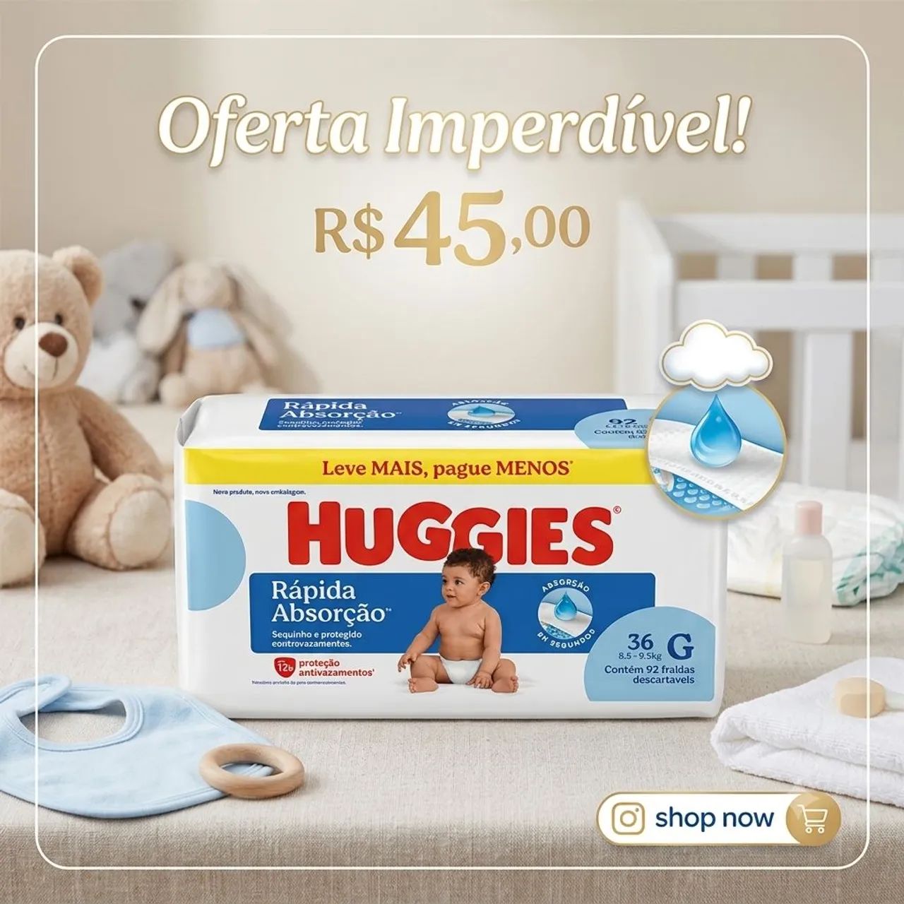 Venda de fraldas
