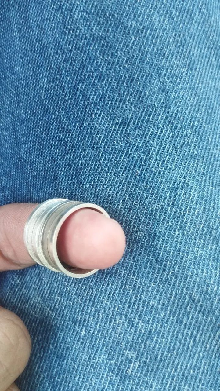 Aliança de prata - Foto 3