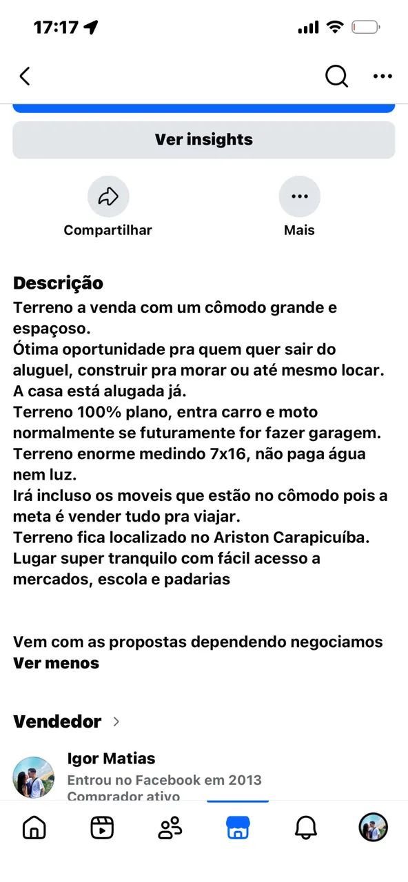 Vende-se terreno com casa alugada.  - Foto 5