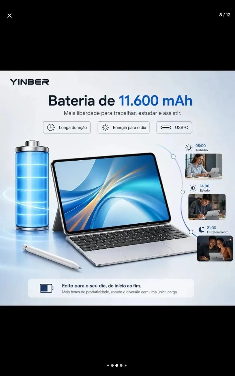 NOTEBOOK TABLET 2 EM 1 - Foto 2