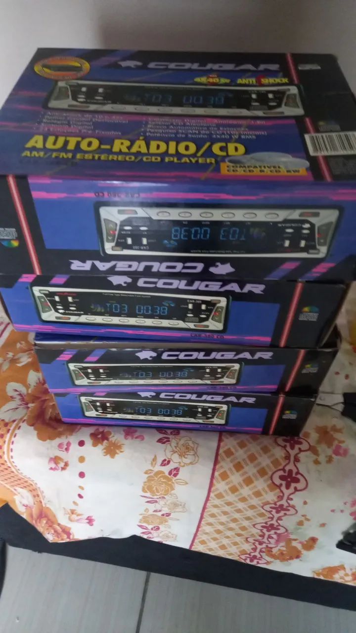 Rádio retro cd cougar car-380  - Foto 4