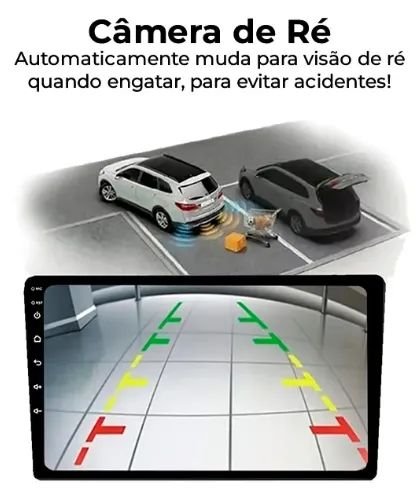 Multimidia 9 Polegadas Carplay Android Auto Sem Fio Ios e Smartphone Aceita Camera Usb Com - Foto 5