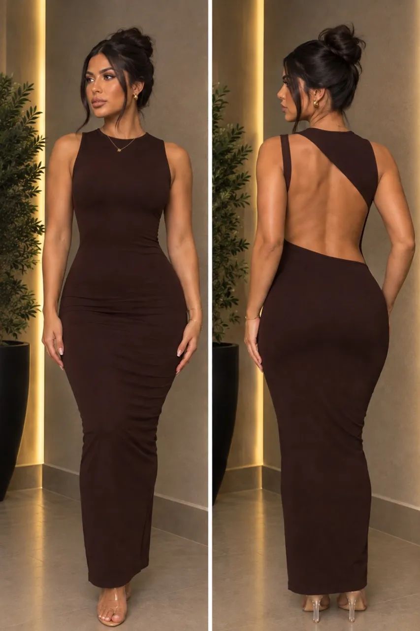 Vestidos Marrons