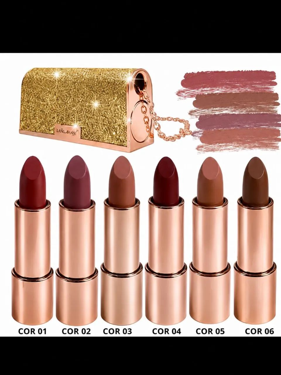 Batom Bolsa Lipstick Matte Belle Angel - Foto 3