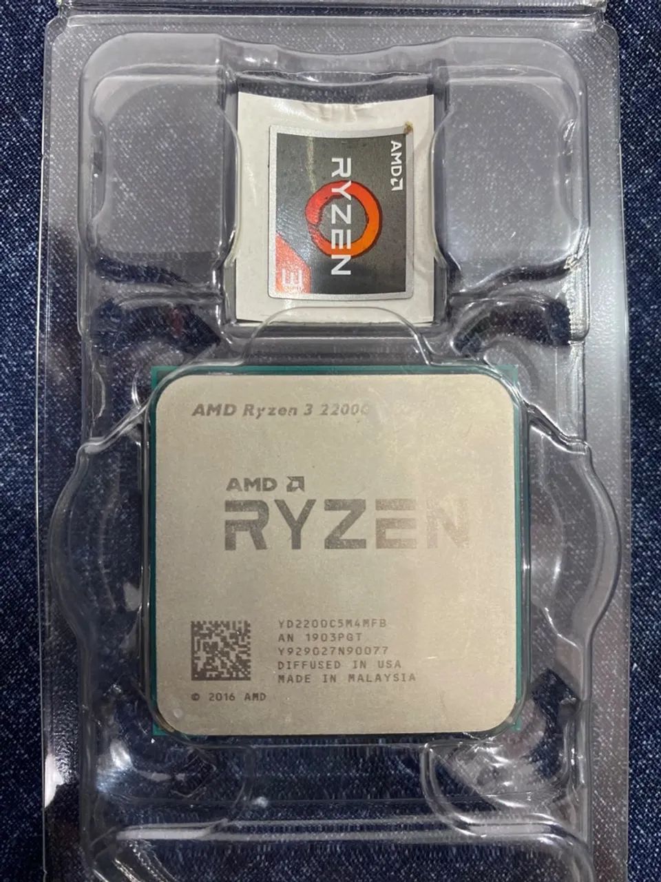 Ryzen 3 2200G com vídeo integrado e cooler está zero 