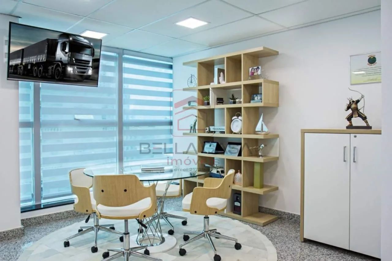 123,06 m² - Excelente sala comercial, sem os móveis, com ar condicionado, 3 banheiros - Foto 6