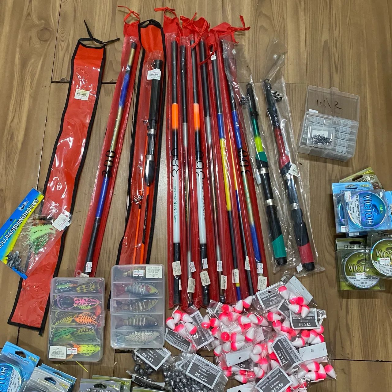 Vendo produto de pesca novos preço da nota - Foto 4