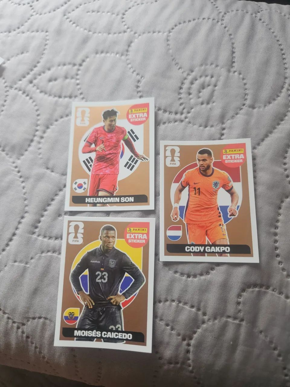 Caicedo, Gakpo e Son Bronze Extra Sticker 2026