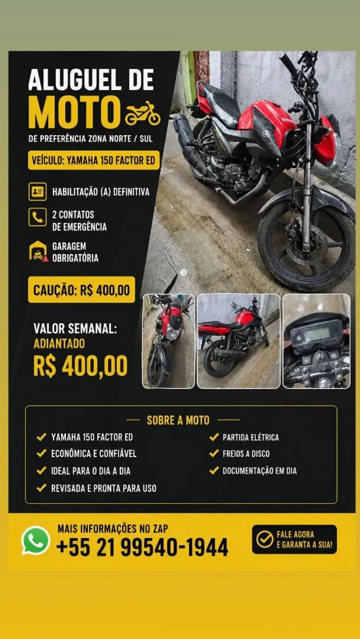 Aluguel de moto 