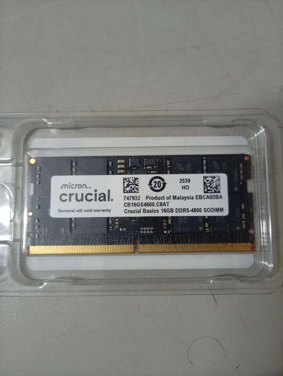 Memória crucial dd5-480016 GB  - Foto 2