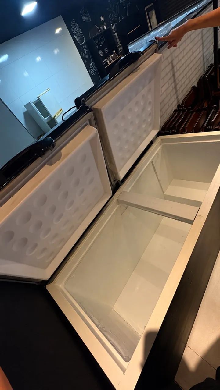 Freezer horizontal preto  - Foto 3