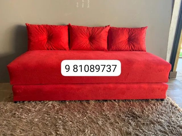 sofá cama novo diversas cores promoção - Foto 5