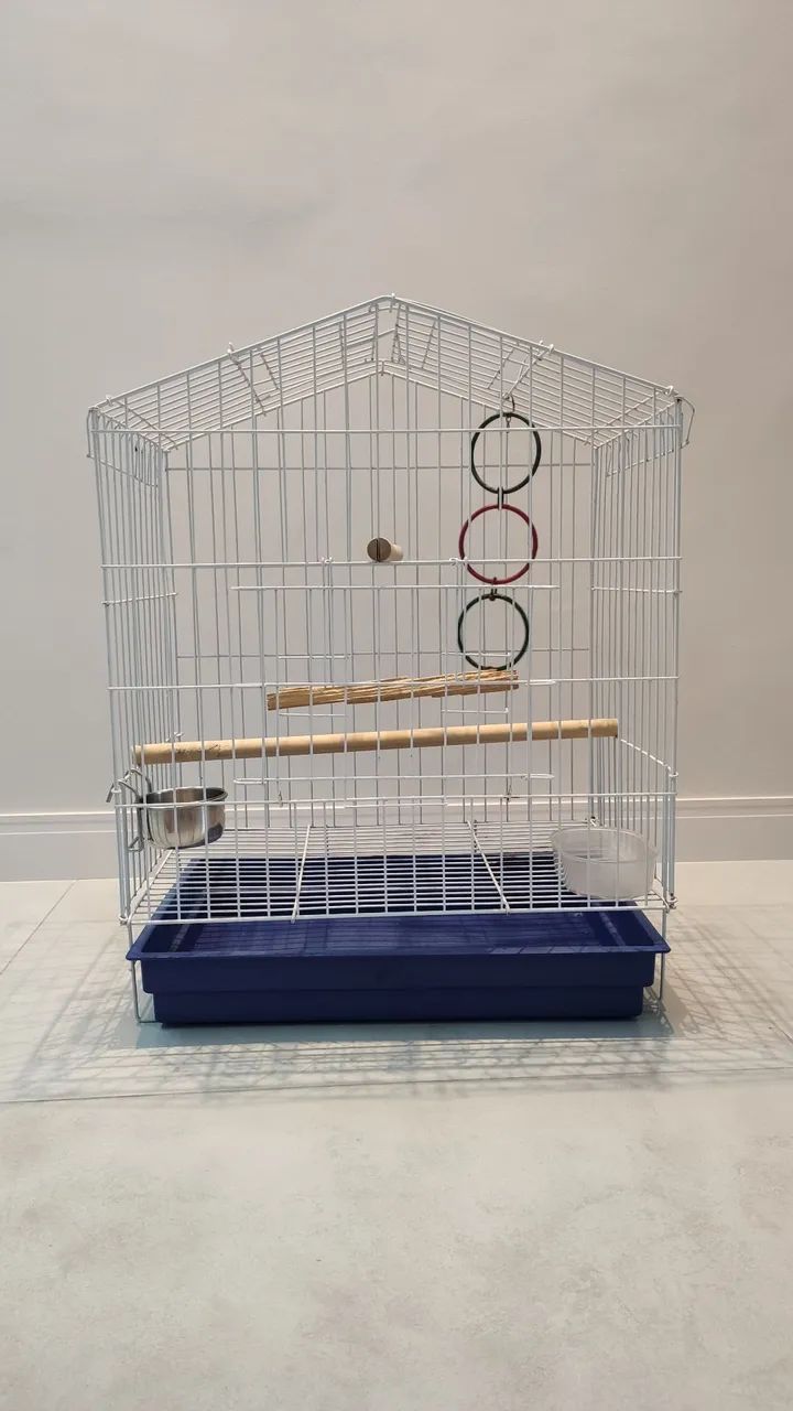 GAIOLA PARA AVES DE MÉDIO PORTE - EXCELENTE ESTADO