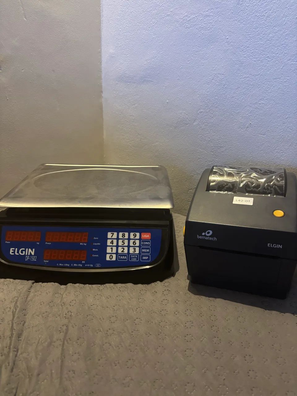 impressora e balança elgin dp 1502 EXELENTE ESTADO - Foto 4