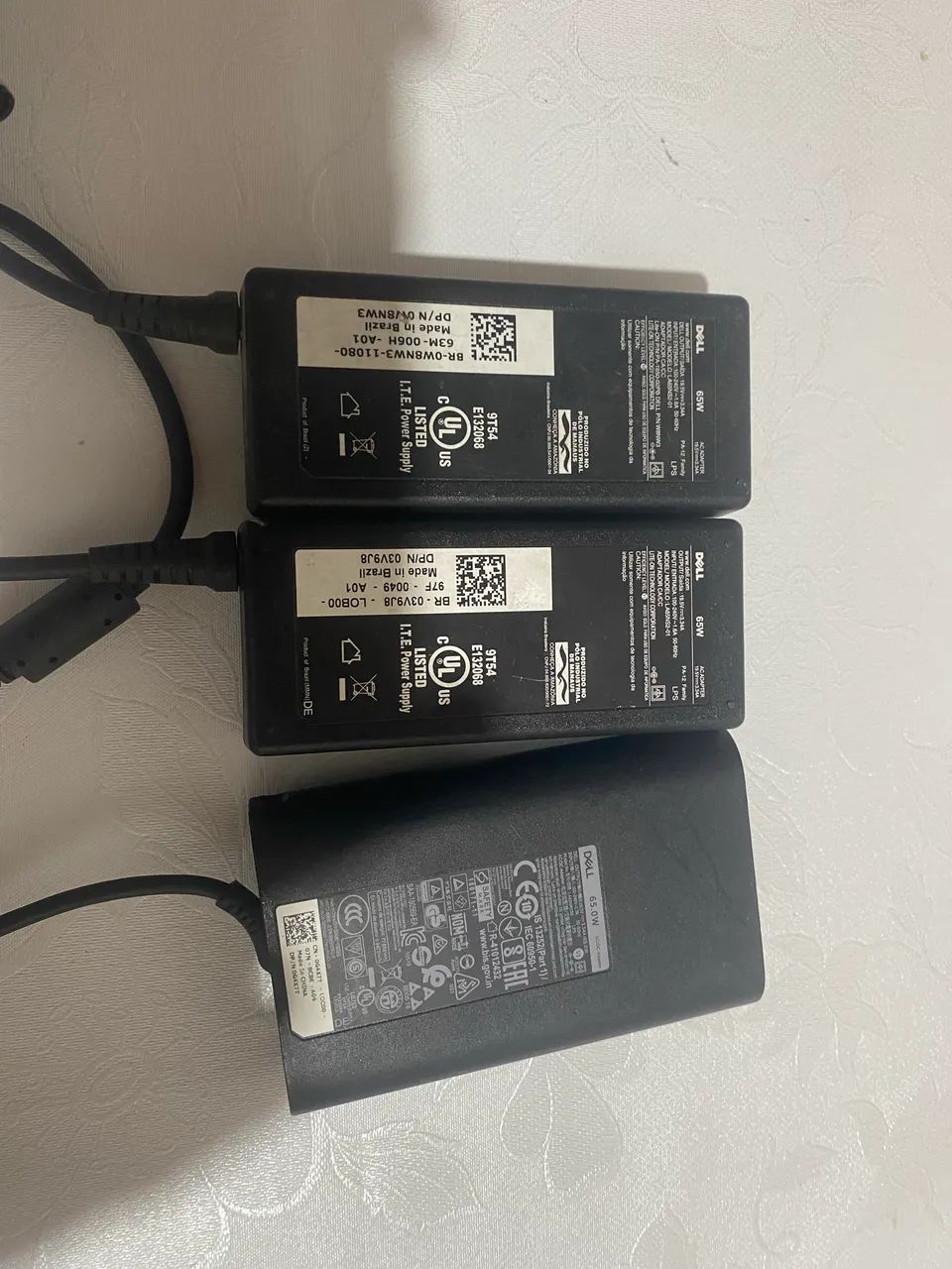 Lote carregador Dell 65w