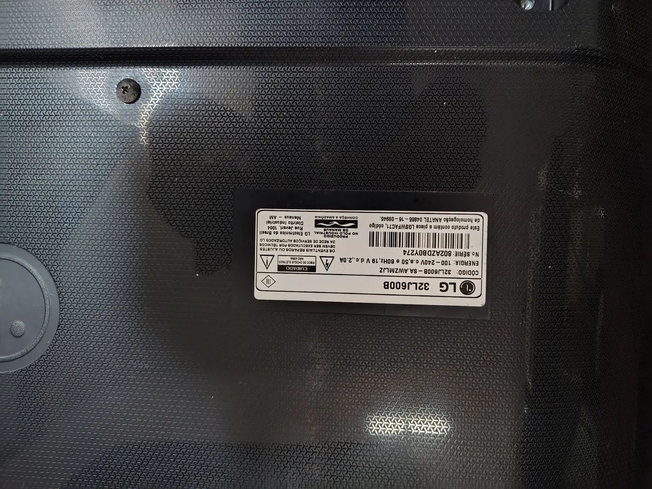 Smartv TV LG 32 polegadas com defeito na placa 