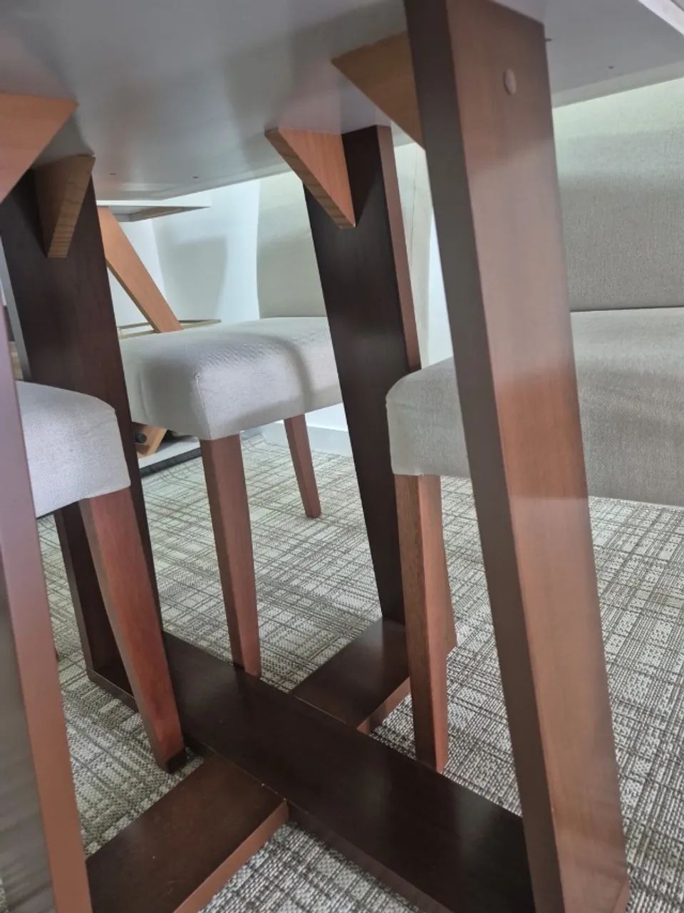 Mesa Jantar Retangular 6 lugares - Semi nova sem avarias - Foto 3