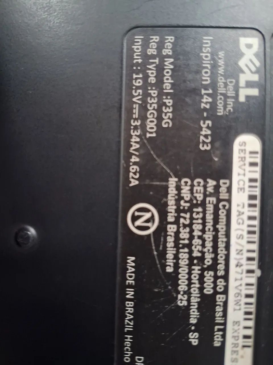 Notebook dell para peças - Foto 4