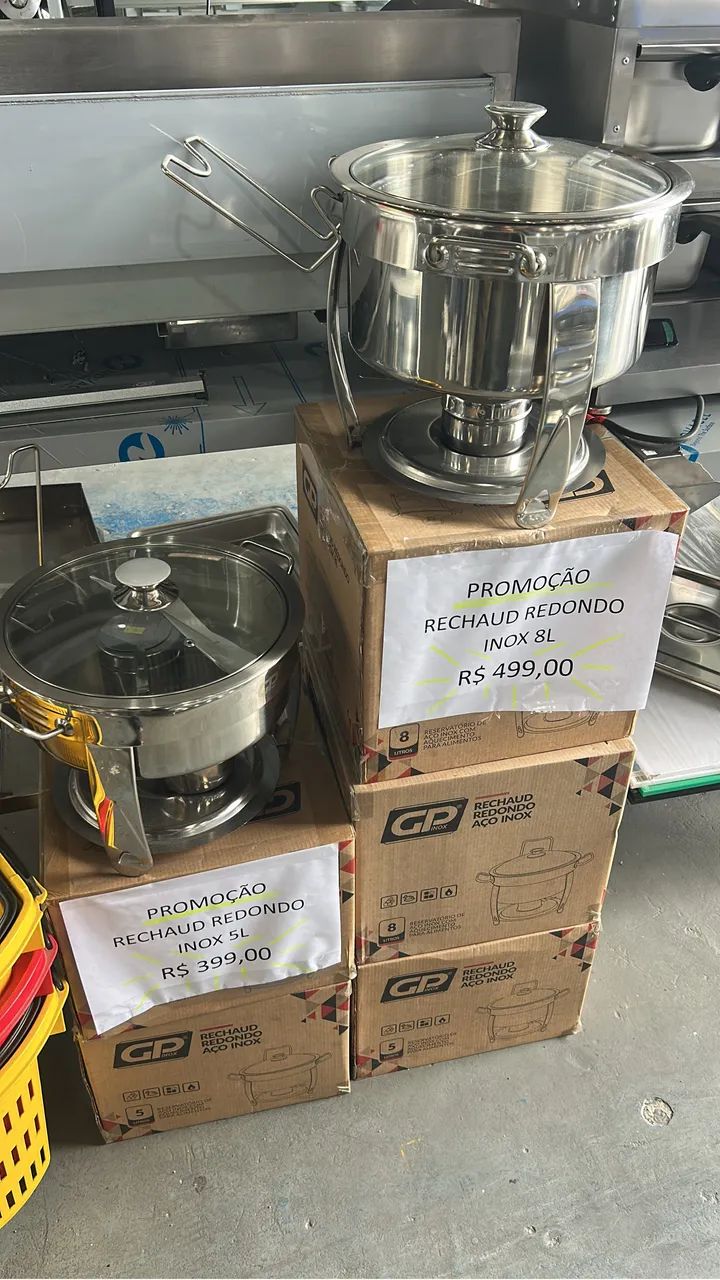 Réchaud inox