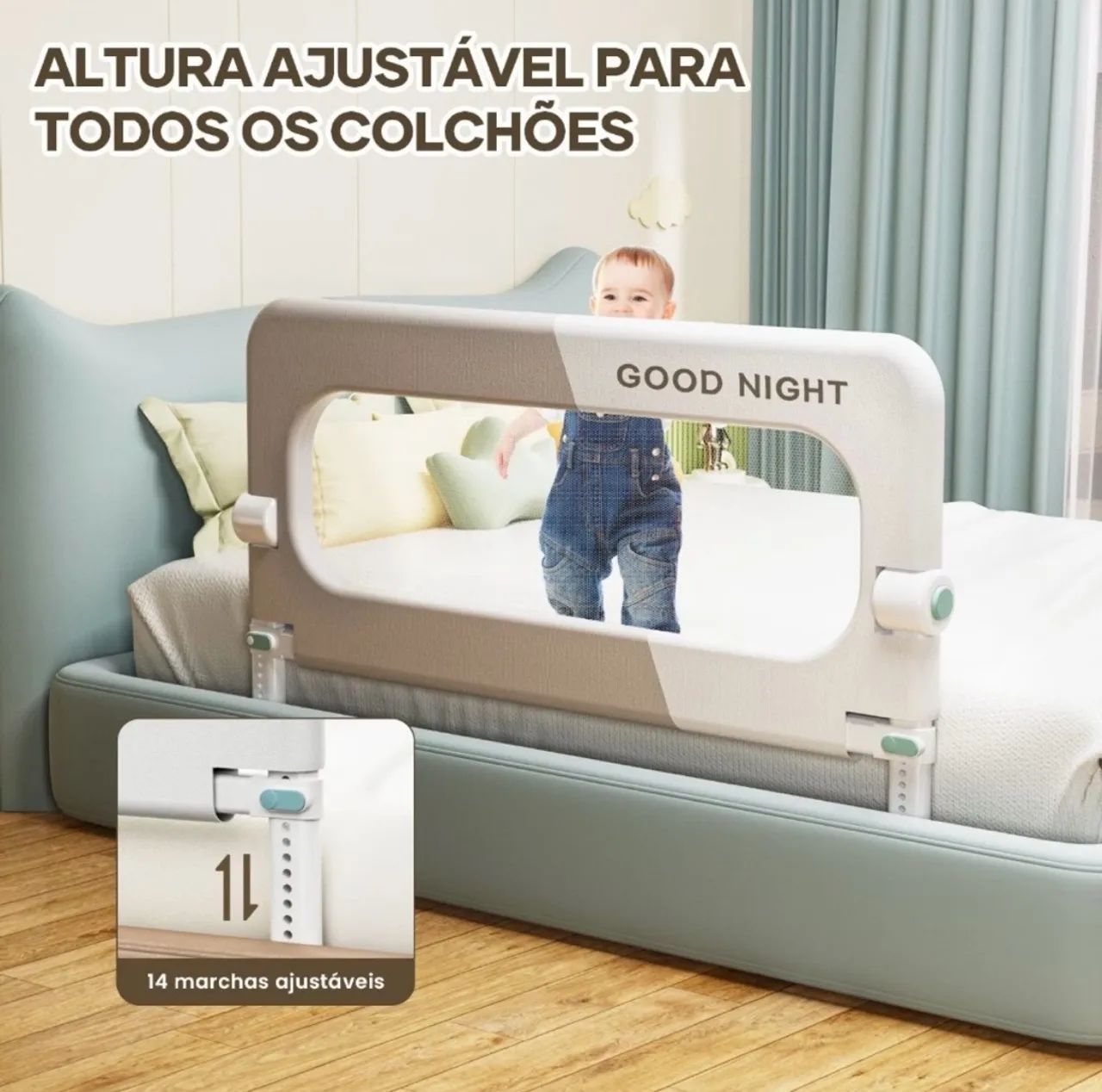 Grade de proteção para Cama - Foto 3