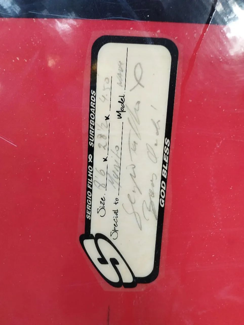Stand Up Paddle SUP Wave Sergio Filho 8'6" - Bom Estado - Foto 3