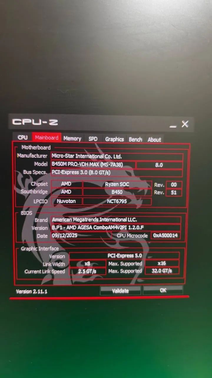 Placa mãe MSI B450M PRO-VDH MAX  - Foto 3