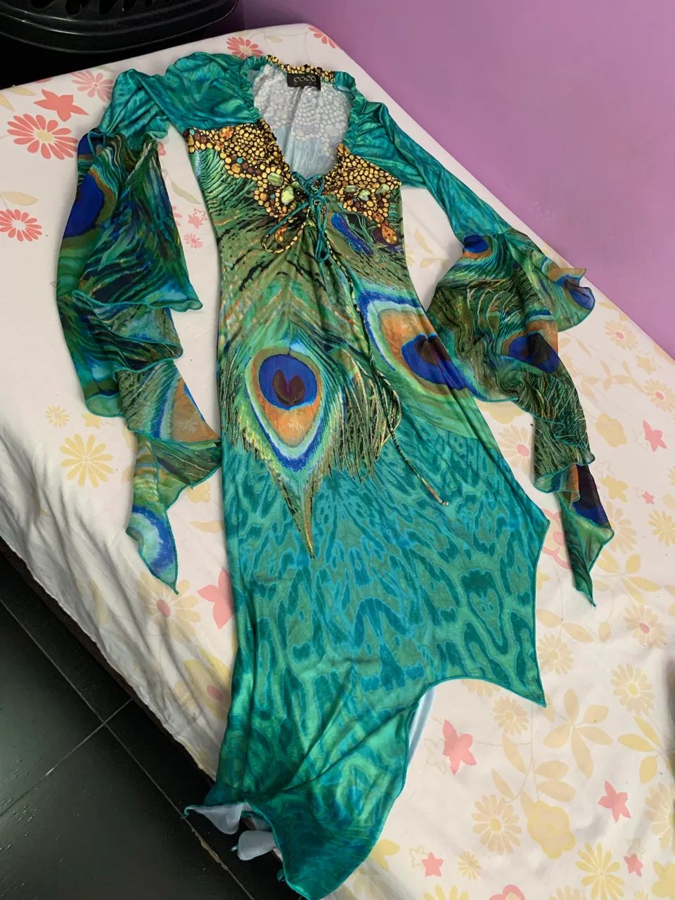 Vestido feminino ( coco milan); semi novo  - Foto 3