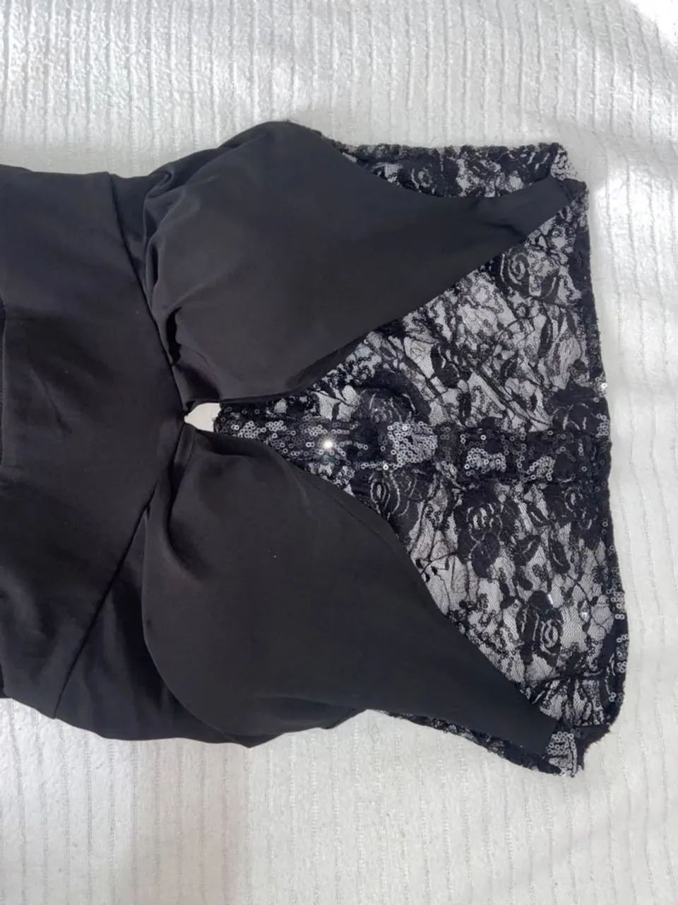 VESTIDO LONGO PESADO PRETO - Foto 4