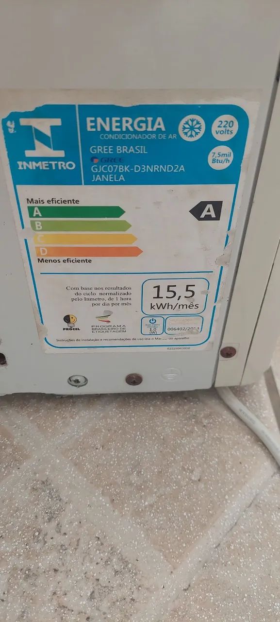AR CONDICIONADO GREE TIPO JANELA - Foto 3