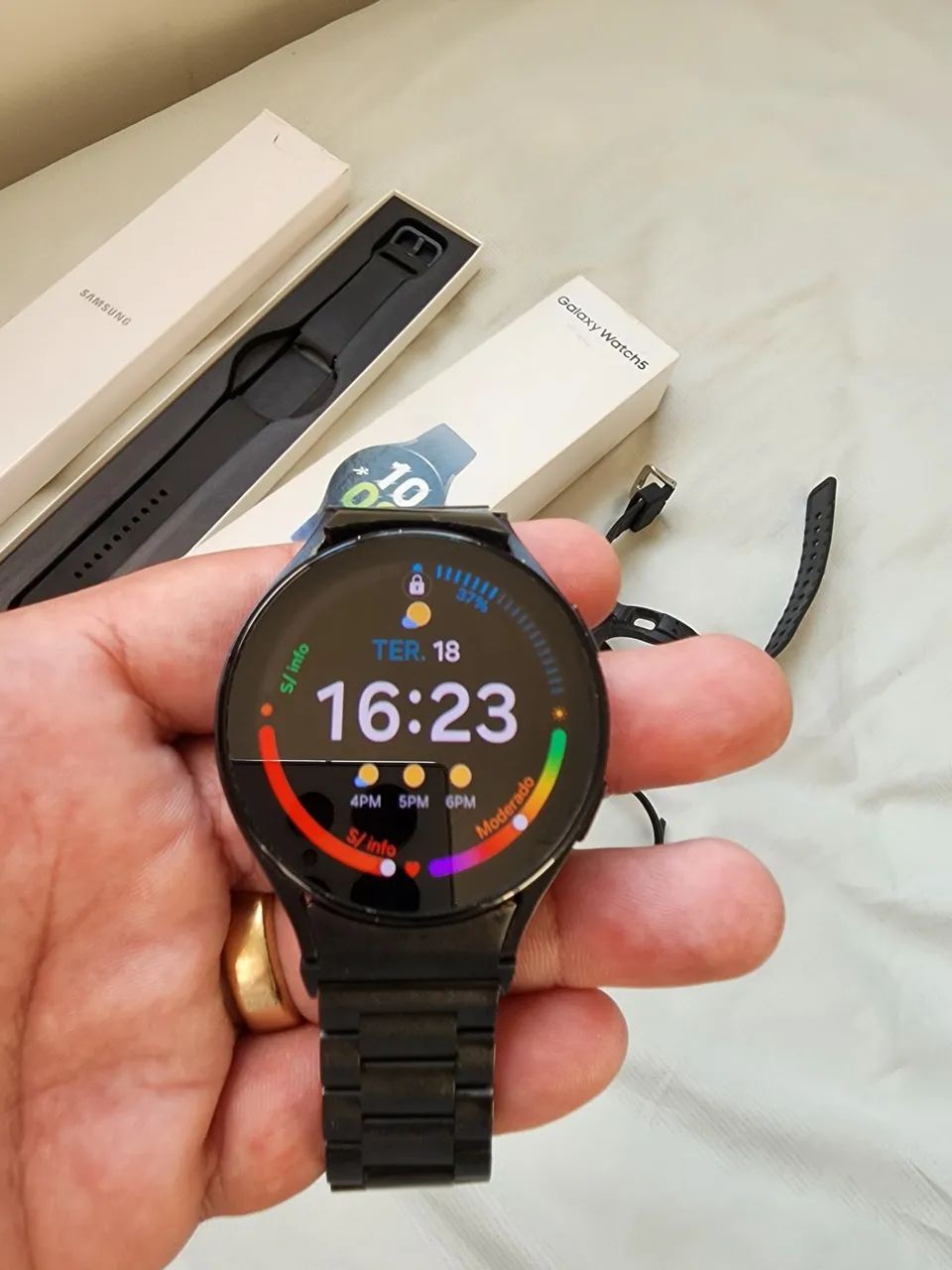 Galaxy Watch 5 44mm ( Com nota ) - Foto 3