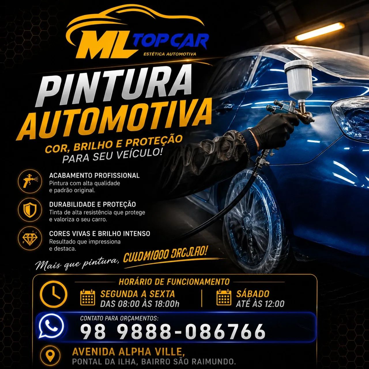 ML TOP CAR - ESTÉTICA AUTOMOTIVA<br> - Foto 2