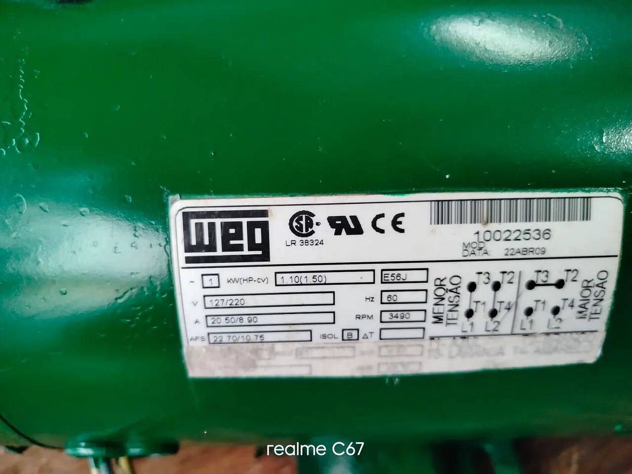 Vendo Bomba 1,5 CV monofásica  - Foto 3