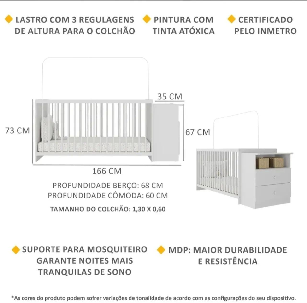 BERÇO DE BEBÊ  - Foto 2