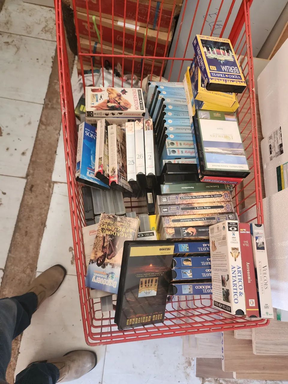 Fitas vhs coleções 