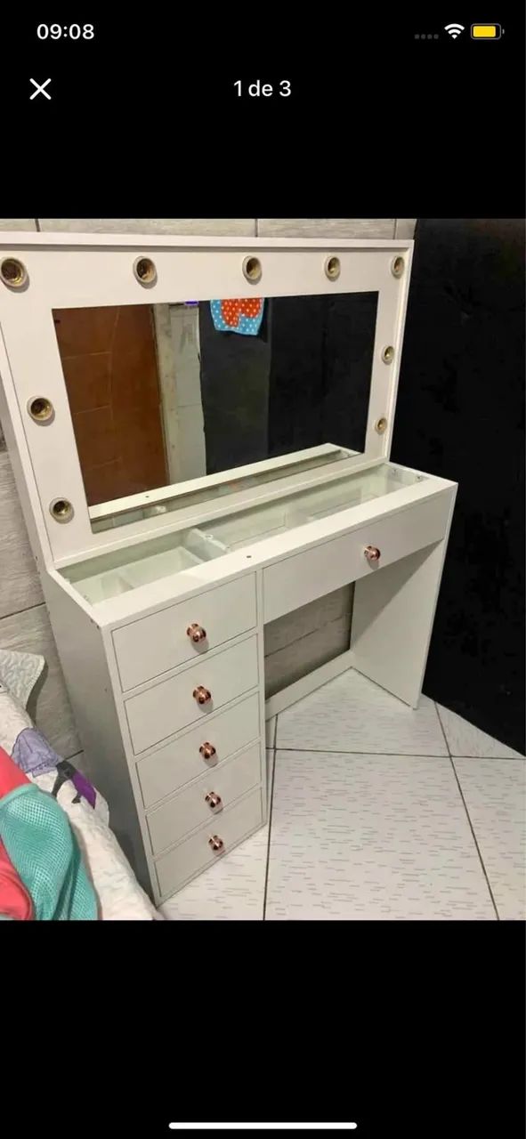 Penteadeira 6 gavetas PRODUTO NOVO 100%MDF