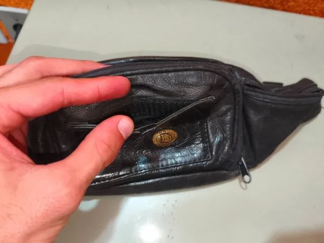 Pochete Modelo Militar de Couro Legítimo - Foto 2
