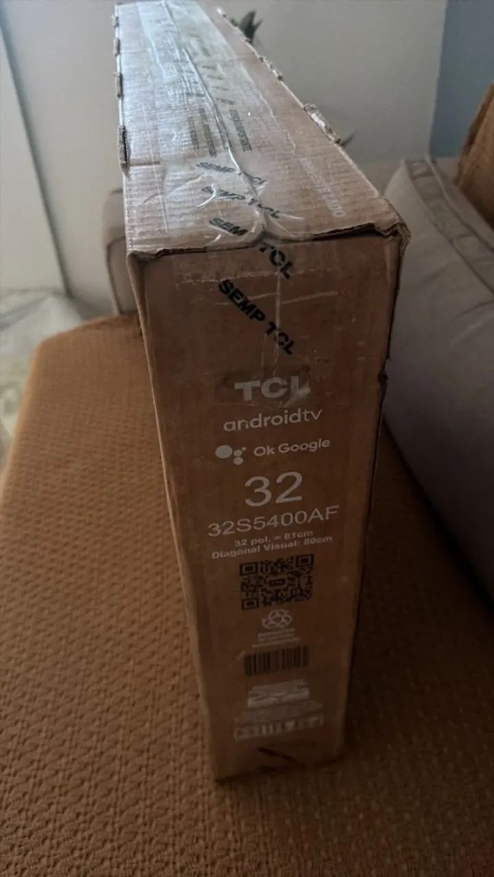 OPORTUNIDADE!!!  Tv de 32 polegadas TCL (NOVA NA CAIXA) comprada no dia 30/10/26 - Foto 2