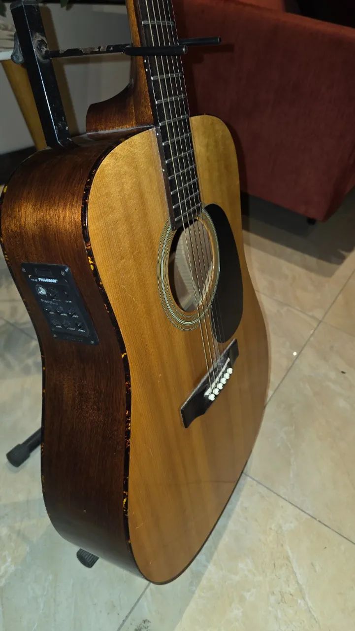 Violão de Aço Recording King