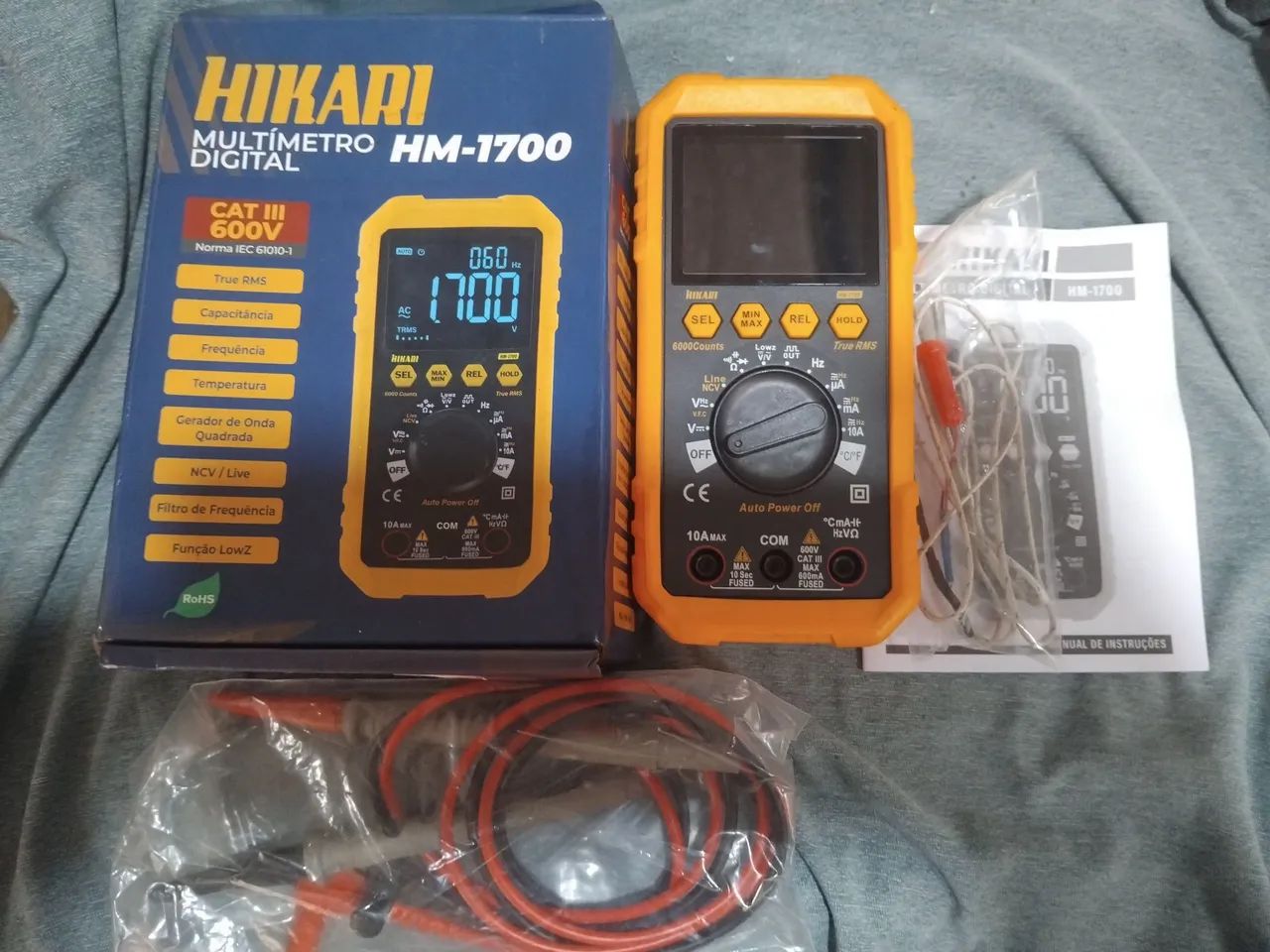 Multímetro digital hikari HM-1700 - Foto 3