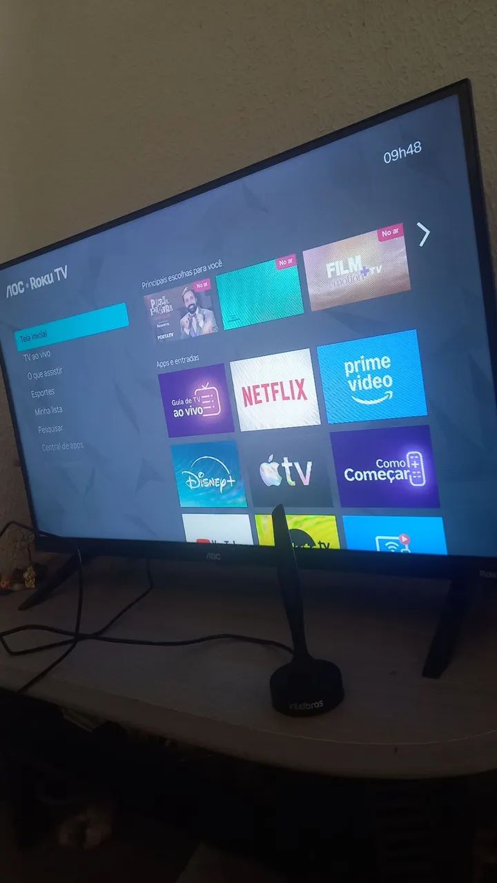 TV ROKU 32 PL E ANTENA INTELBRAS - Foto 3